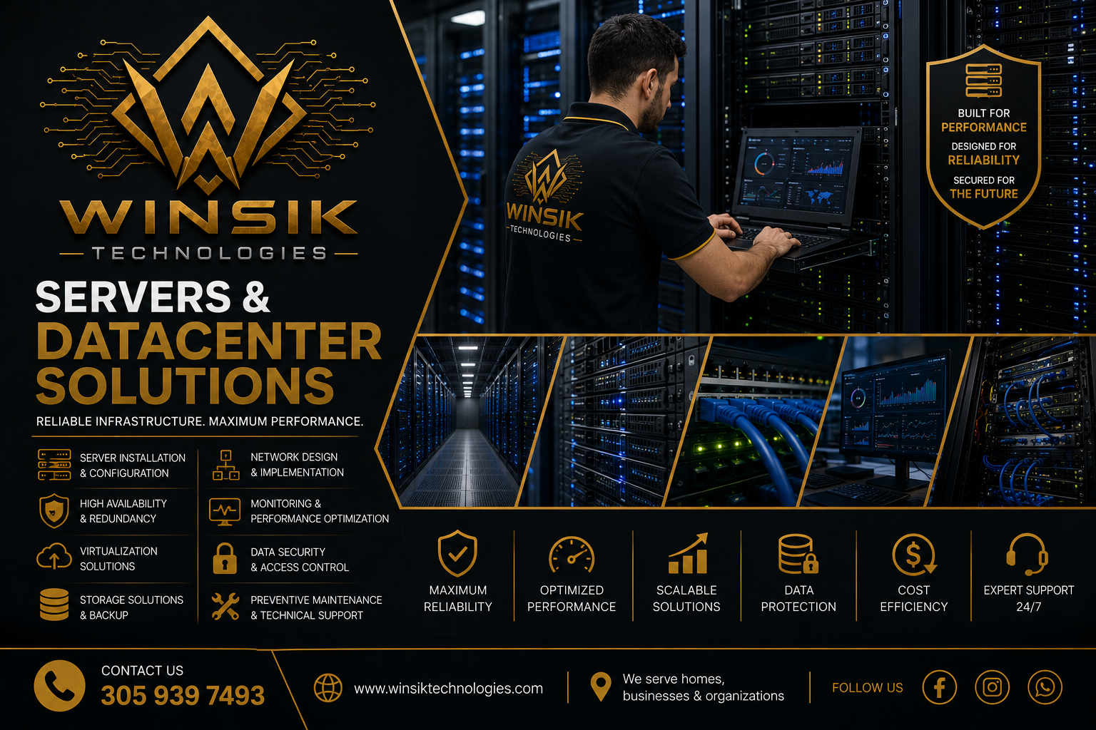 Winsik servers and datacenter service